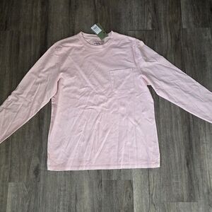Mens Goodfellow &co Long Sleeve Light Pink Shirt Large NEW